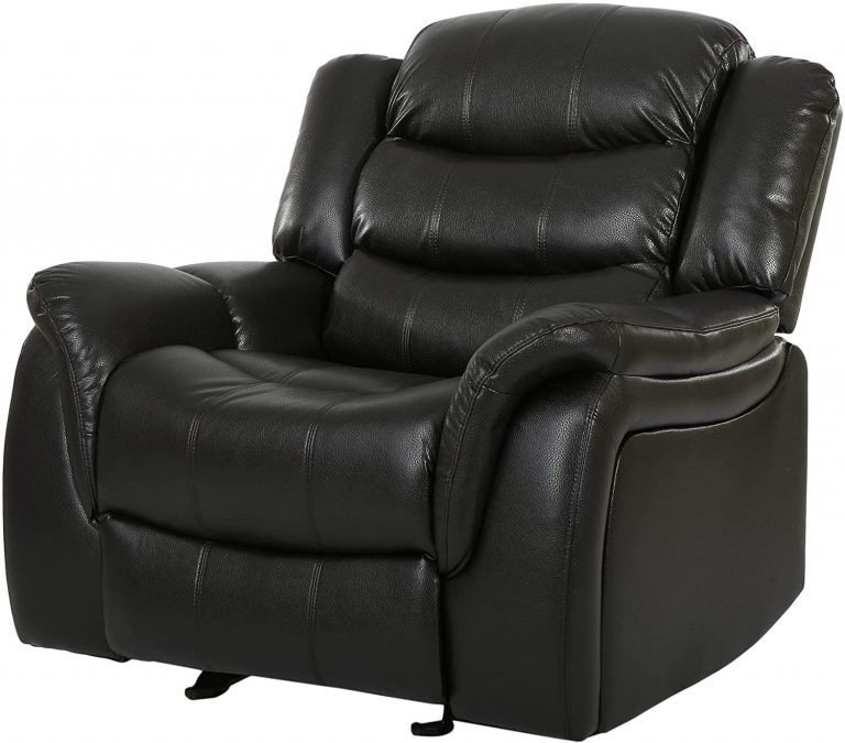 black leather wallsaver recliners
